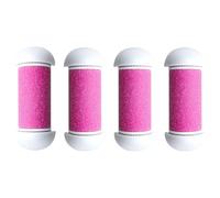 ibasenice 4pcs Electronic Foot File Head Foot Care Tool Plastic Replacement Rollers Dead Skin Removal Care Accessories for Home Pedicure