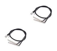 ibasenice 4pcs Eq Pickup Stick Bars Piezo Bridge Pickup Stick Piezo Cable for Cigar Box Guitar Acoustic Guitar Strings Light