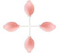 ibasenice 4pcs Eyelash Dryer for Lash Extensions Eyelash Air Blower Pink Plastic Rubber Material One-Way Air Inlet Valve Removes Fumes from Eye Area Lash Extensions Grafting Use