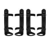 ibasenice 4pcs Fire Extinguisher Bracket Holder Wall Mount, Universal Plastic Fire Extinguisher Wall Holder with Quick Install and Anti-slip Features, Suitable for Boat and Commercial Fleets