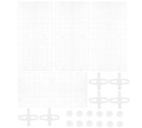 ibasenice 4pcs Fish Tank Isolation Board Grid Divider Aquarium Suction Cup Included for Betta Tropical Fish Tanks