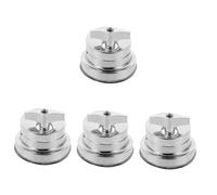 ibasenice 4pcs Floor Tom Drum Leg Bracket Zinc Alloy Drum Leg Base Replacement for