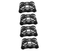 ibasenice 4pcs Foot Tambourines for Boys and Girls Musical Percussion Instruments for Educational Toys and Band Activities Design Bright Sound for Singers and Musicians