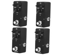 ibasenice 4pcs Guitar Effects Pedal Power Supply Distortion Guitar Pedal Stereo Delay for Electric