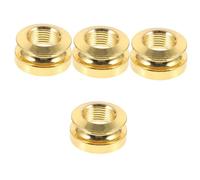ibasenice 4pcs Guitar Endpin Cap Thread for Acoustic Guitar Endpin Jack Strap Button Easy Installation Versatile Pickup Tail Pin Accessory