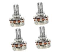 ibasenice 4pcs Guitar Potentiometer Kit Audio Pots for Electric Guitar Construction Tone Volume for Musicians and Accessories