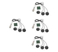 ibasenice 4pcs Guitar Sound Pickup Multi-functional Transducer for Banjo Violin Mandolin Acoustic Instruments and Play Volume No Battery Required