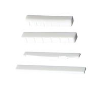 ibasenice 4pcs Guitar String Nuts Ox Bone Guitar Bridge Adjustments for Acoustic and Classical Smooth Finish Enhanced Tone and Sustain String Support Accessories