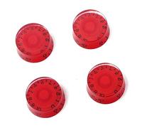 ibasenice 4pcs Guitar Volume Tone Knob Replacement Set Control Knobs Cap for Electric Guitars