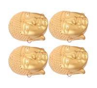 ibasenice 4PCS Halloween Buddha Mask for Masquerade Parties and Cosplay Festivals Intricately Crafted Buddhist Face Masks for Carnival Photo Props and Costume Decorations
