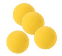 ibasenice 4pcs High Elasticity Rubber Bouncing Balls for Advanced Training Vibrant Yellow Mini Balls for Sports Game Practice Skill Development Easy to Carry for Adults