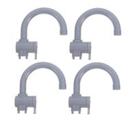 ibasenice 4pcs Kitchen Sink Faucets Lightweight Plastic Fake Water Taps Pretend Play Accessories for Indoor Outdoor Role-playing Social Skills Development