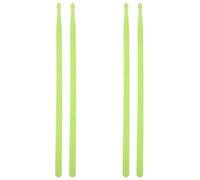 ibasenice 4pcs Luminous Drum Sticks Glow Drum Sticks for Drumming Light up Nylon Drumsticks for Boys and Girls Drumming Accessories