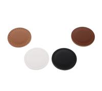 ibasenice 4pcs Magnetic Golf Ball Position Coin for Course Competition Match, Lightweight Pu Material with Premium Durability, round Flat Design, Golf Ball Line Marker for Training