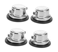 ibasenice 4pcs Metal Drum Saddle Ears Replacement Parts for Snare Drum Lug Ear Hooks Connector Hardware Kit