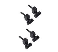 ibasenice 4pcs Metal Roller String Tree Retainers for Electric Bass Guitar Black Musical Instruments Accessories Lightweight Design Material Stress-reducing Functionality Compatible Electric