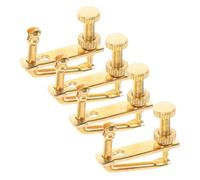 ibasenice 4pcs Metal Violin Tuners Fine Tuners String Adjusters Keys for Violin Accessories Tuning Tools
