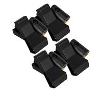 ibasenice 4pcs Microphone Clip Holder with Copper Thread, Adjustable Mic Stand Clamp for Re20 Microphone, Firm Stable Hold, Easy Attachment for Live Performances and Audio Setups