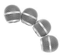 ibasenice 4pcs Microphone Replacement Grille Foam Mic for Easy Installation Design for Professional Audio Settings