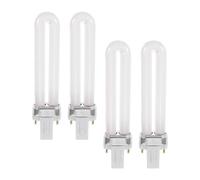ibasenice 4pcs Nail Gel Lamp Replacement Tubes 12w 365nm Glass Fast Gel Light Curing Fast Drying White Nail Polish Lamp for Home Salon Use