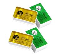 ibasenice 4pcs Natural Rosin for Violin Cello Handmade Bow Great Grip for String Instruments Random Colors for Beginners and Professionals