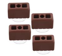 ibasenice 4pcs Non-Slip Stabilizer Connector for Boy Girl Playpen Fence Suction Cup Base Safety Support for Toddlers Nursery Equipment