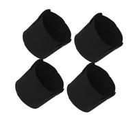 ibasenice 4Pcs Non Woven Plant Growing Bags Thickened Fabric Pots for Vegetables Breathable Design for Healthy Root Growth for Tomatoes Flowers and Outdoor Gardens Φ