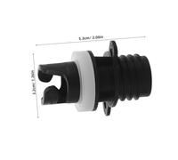 ibasenice 4pcs Paddle Board Pump Adapter Compatible with Kayak Dinghy Inflatable Valve Connector Leak Resistant Design Fast Inflation Portable and Air Pump Adapter for Water Sports