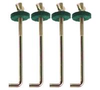 ibasenice 4pcs Piano Pedal Linkage Hooks Metal and Felt Construction, Sturdy and Precise Adjustment for Acoustic Instruments, Piano Practice Tool and Professional Repair Supply