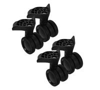 ibasenice 4pcs Plastic Luggage Wheels Wheel Suitcase Replacement for Luggage Repair Trunk Case