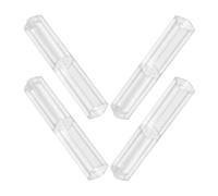ibasenice 4pcs Plastic Pencil Boxes Small Pen Cases Lightweight Pen Storage Containers with Wide Opening for Packaging and Ceremony