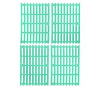 ibasenice 4PCS Plastic Rabbit Cage Mats with Dense Drainage Paw Protection Floor Pads for Small Animals Including Bunnies Hamsters Rats Chinchillas Cats and Dogs
