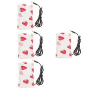 ibasenice 4pcs Portable Bottle Warmer The Go USB Heated Travel Bottle Warmer for Breastmilk for Outdoor Use and Keeping Milk Warm
