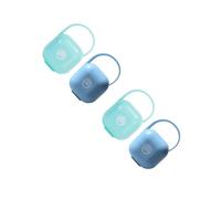 ibasenice 4pcs Portable Pacifier Storage Box Pacifier Storage Case for Boy for Girl Travel Friendly for Newborn Dummy and Bibs Dummies Months Organiser Color Style