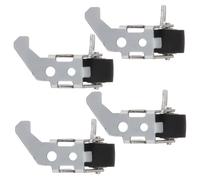 ibasenice 4pcs Pressure Pulley Cassette Tape Player Pinch Roller Frame for Audio Recorder Repair Maintenance Pinch Roller for Tape Dispenser Wheel Replacement