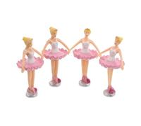 ibasenice 4pcs Princess Ballerina Music Box Dolls Dancing Ballerina Accessories Spinning Music Box Figurines for Collectors