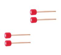 ibasenice 4pcs Professional Drum Sticks for Music Band Made Stainless Steel Material for Stage Performance and Drumming Practice