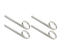 ibasenice 4pcs Professional Trumpet Slide Finger Rings Replacement Pull Ring for Trumpet Cornet Accessories for Music Performance