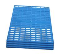 ibasenice 4Pcs Rabbit Cage Floor Mats Pet Foot Pads for Guinea Pigs Rats Chinchillas Versatile Cuttable Comfortable Blue Mats for Clean Cage and Home Use
