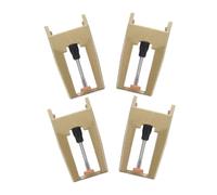 ibasenice 4pcs Record Player Cartridge Replacement Stylus Needles Gold Easy to Install for Vintage Turntables