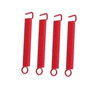 ibasenice 4pcs Red Tremolo Bridge Springs Electric Guitar Tension Springs Set for St Style Guitar Pickup Tremolo Replacement Hardware