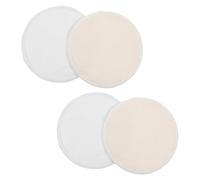 ibasenice 4pcs Reusable Nursing Pads Breastfeeding Breast Pads Maternity Absorbent Maternity Inserts