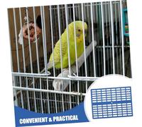 ibasenice 4Pcs Reusable Plastic Small Animal Foot Pads Versatile Cuttable Rabbit Cage Mats Leak Floor Protectors for Guinea Pigs Chinchillas and Small Pets Durable Comfortable Cage Liners