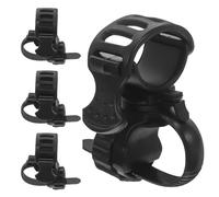 ibasenice 4pcs Rubber Walking Stick Holder for Wheelchair and Electric Scooter Universal Crutch Storage Rack Accessories for Elderly Walkers and Mobility Scooters