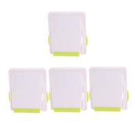 ibasenice 4pcs Safety Window Locks for Boy Girl Sliding Glass Door Lock Soft Pad Double Button Design