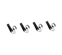 ibasenice 4pcs Saxophone Strap Adjustable Leather Belt for Tenor Alto Soprano Comfortable Neck for All Ages Black