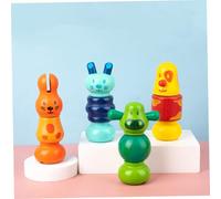 ibasenice 4Pcs Screw Educational Block for Years Early Learning Building Plaything for Cognitive Development and Coordination Skills