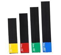 ibasenice 4pcs Silent Cymbal Belt Elastic Dampener for Drumming Practice Pad Cymbal Mute Pad Use in Home Studio