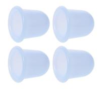 ibasenice 4pcs Silicone Cupping Massager Set for Body and Face, Portable Vacuum Suction Cups to Improve Recovery, for Home and Office Use, for Cupping Beginners
