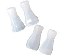 ibasenice 4pcs Silicone Ring Holder Molds Cone Shaped Practical and Wear and Tear-Resistant Resin Casting Molds for DIY Ice Cubes and Handicrafts